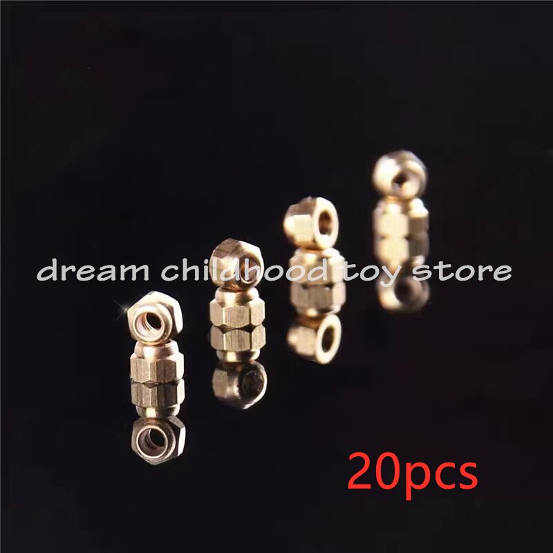 Fingerboard Nylon Self Lock Nuts For Mini Skateboard Nylon Nuts: 20PCS