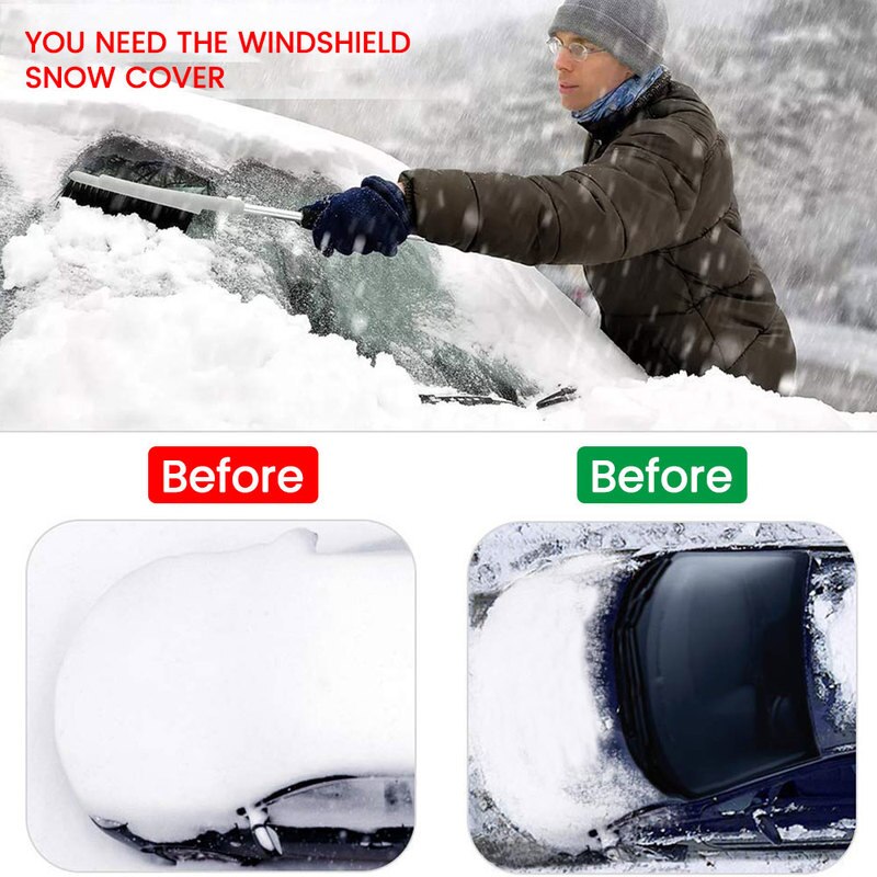 Voiture été pare-brise pare-soleil PE ombre neige bloc pare-brise glace couverture poussière pare-soleil protecteur 147x70cm accessoires extérieurs