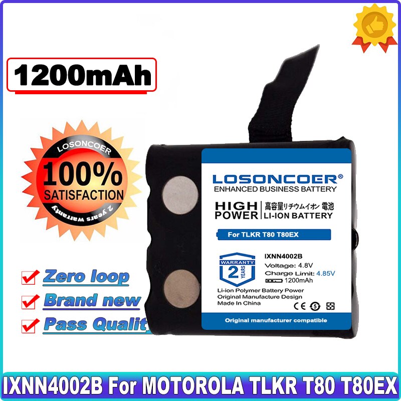 IXNN4002B Batterij Voor Motorola Tlkr T80 T80Ex T61 T81 T5 T6 T7 T8 T50 T60 T41 BP-38 BP38 BP-39, BP39 BP-40 BP40 BP-1013 BP1013