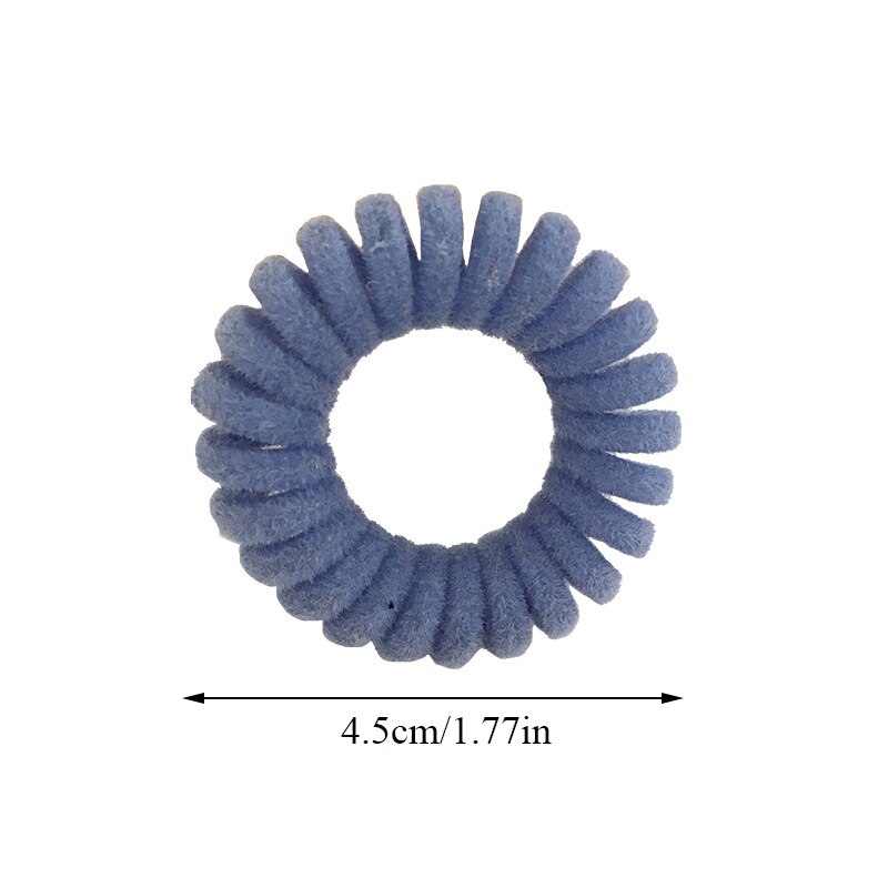 Hohe Elastizität Telefon Spule Haarbänder Frauen Spirale Haar Krawatten Mädchen Haar Ringe Seil Einfarbig Haar Zubehör Gum Scrunchy
