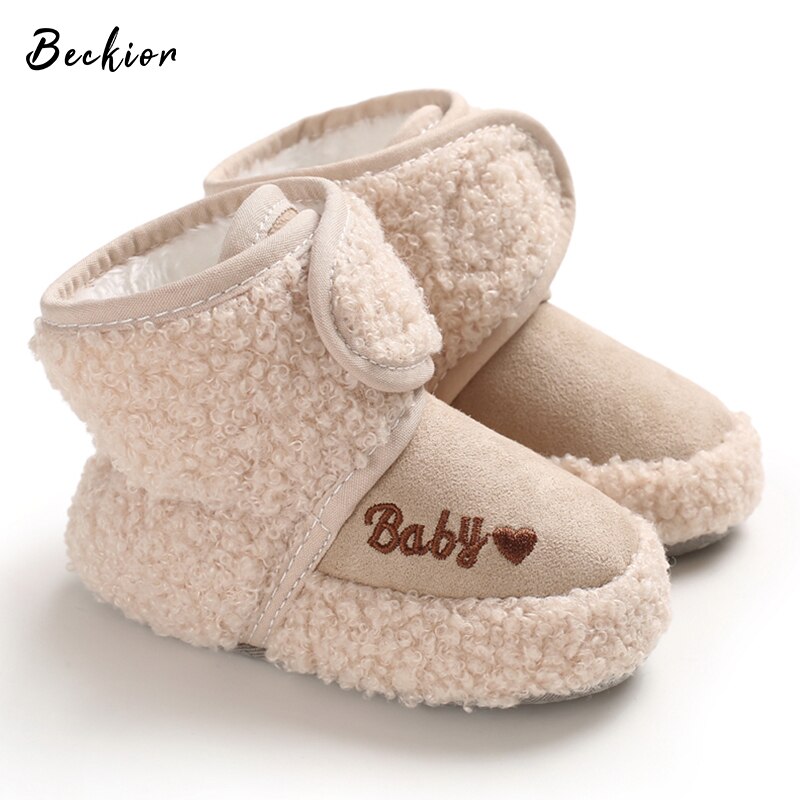 2021 scarpe da neonato per bambini stivaletti caldi invernali neonate stivaletti in cotone con punta tonda stivali da neve per ragazzi scarpe morbide di moda