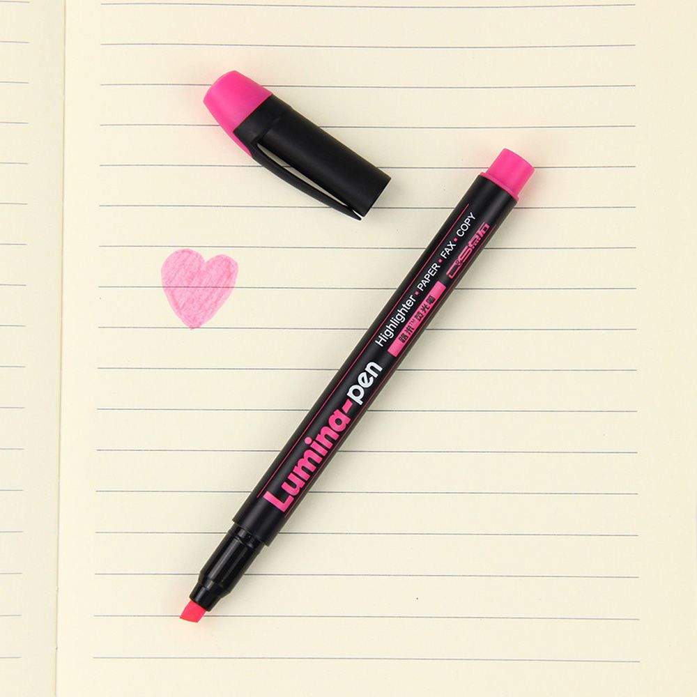 Lumina pens Highlighter for paper copy fax DIY drawing Marker pen Stationery office material School supplies