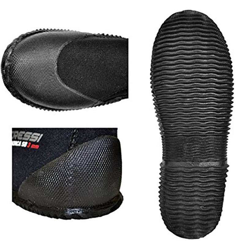 Cressi minorca shorty 3mm sukellussaappaat sukelluskengät aikuisille unisex joustavat naarmuuntumista estävät