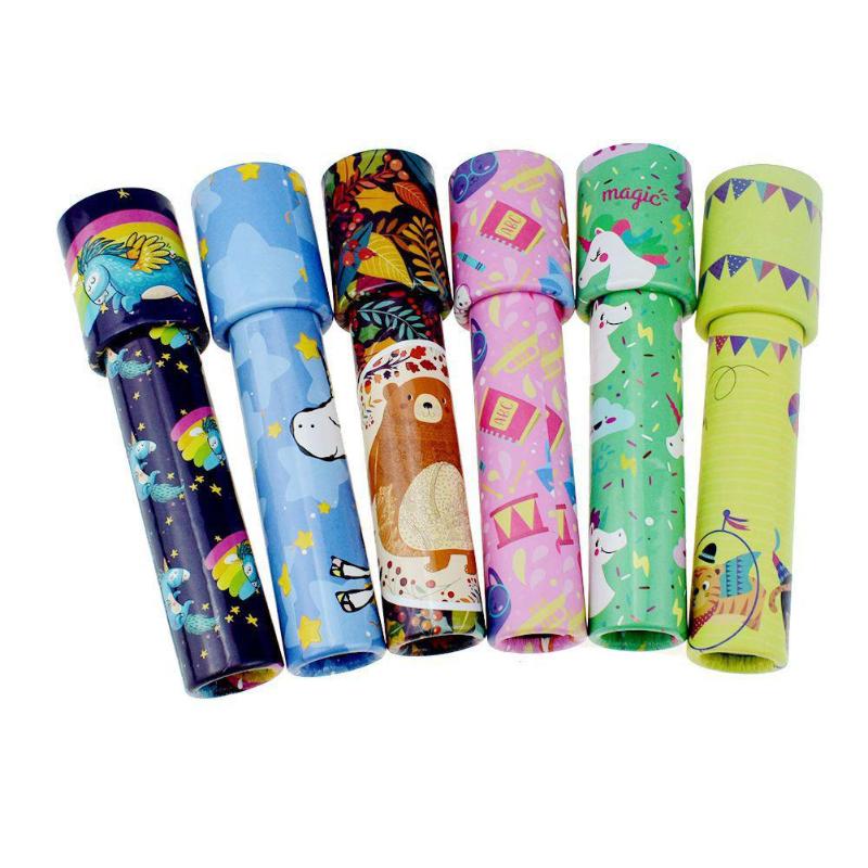 15/20cm Kaleidoscopes Kids Toys Scalable Extended Rotation Adjustable Kaleidoscope Fancy Color World Educational Toys For Child