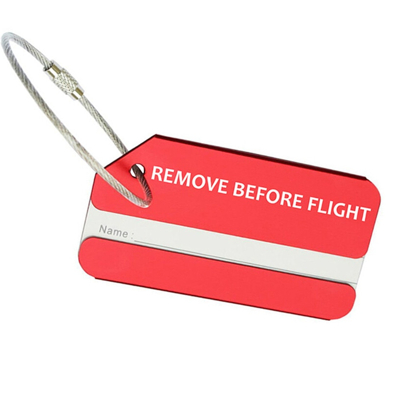 Bagage Tag Verwijderen Voordat Vlucht Reizen Tag Koffer Id Adres Holder Bagage Boarding Tags Draagbare Label Reizen Accessorles