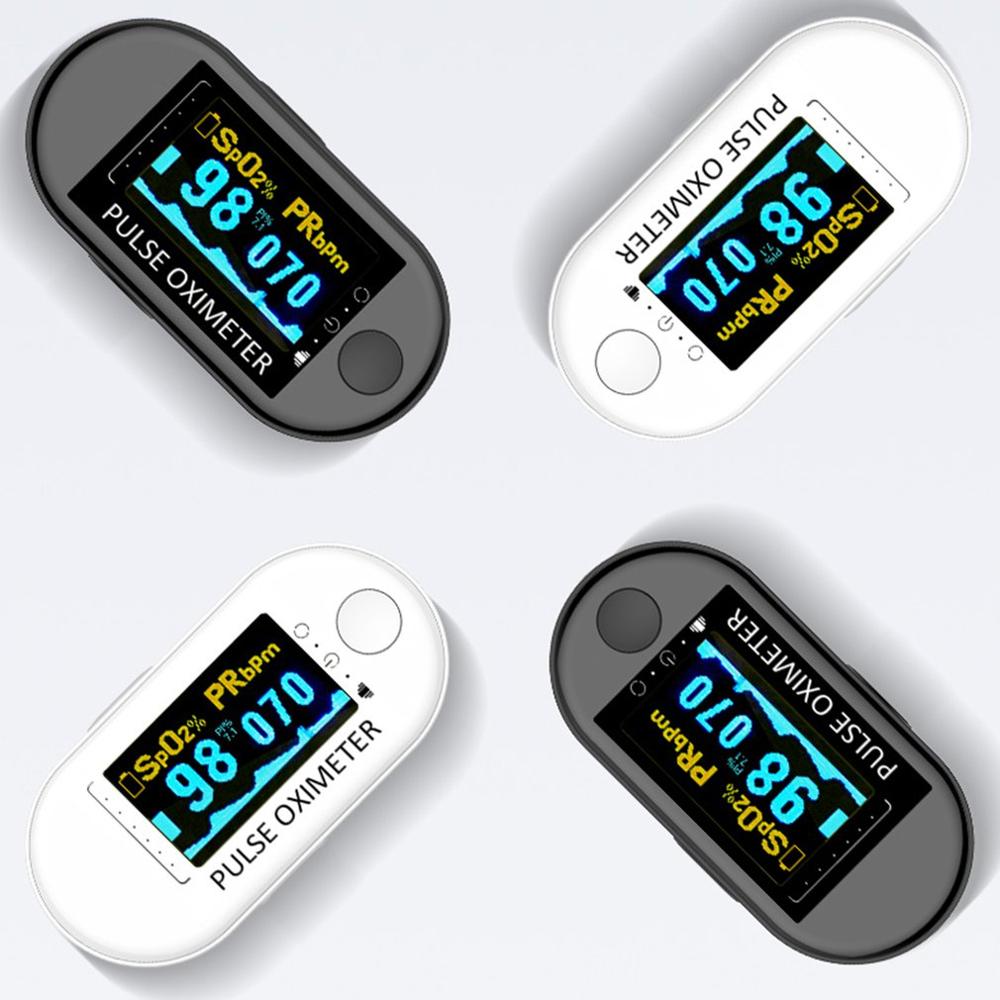 Fingertip Oximeter Finger Clip Oximeter Finger Pulse Monitor Oxygen Saturation Monitor Heart Rate Meter Without Battery