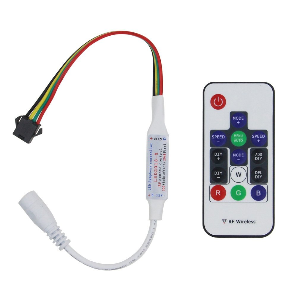 WS2813 WS2815 LED Controller DC 5V 12V Wireless RF Remote Dream Color Controller for WS2815 WS2813 WS2813B WS2815B CS8812 JK184