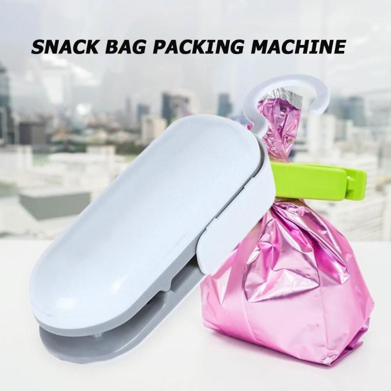 Bærbar miniforseglingsmaskine plastikpose madforsegler sart husholdningskøkken gadgets hjem køkken emballage tilbehør