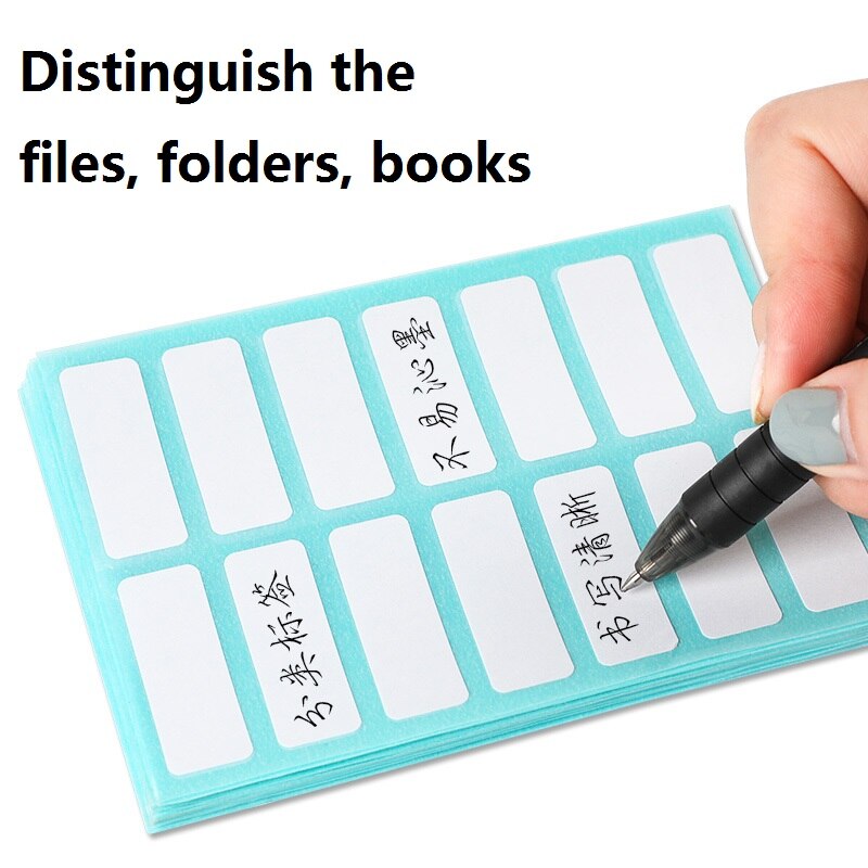 1680Labels White Self Adhesive Paper Name Sticker Sticky Label School Book Distinguish Office Folder File Stationery Home 7180