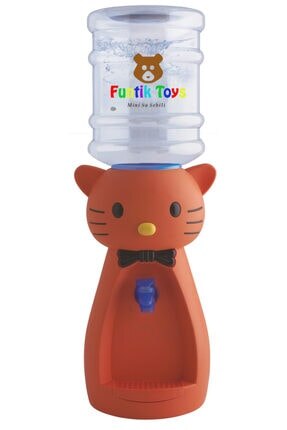 Cute Water Dispenser For Children: Orange Kitten