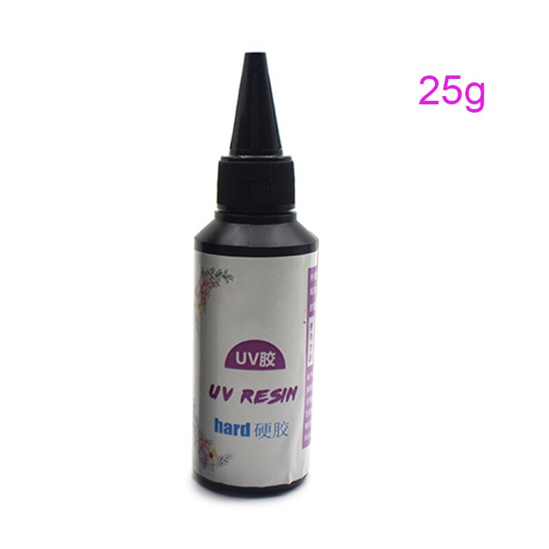 DIY UV Ultraviolet Resin Curing Solution Quick-drying Non-toxic Sunlight Activated Hard J99Store: 25g