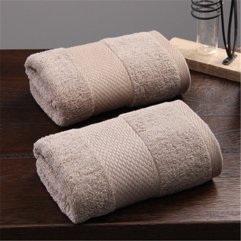 Toalla de microfibra para baño, 100% de algodón Toalla de baño, color rosa, gris, caqui y púrpura, suave, superabsorbente, 35x75cm: maojin03fz-hui