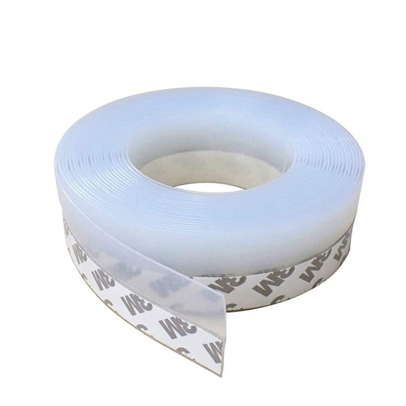 5M Seal Strip Zelfklevende Instaplijsten Weer Strip Siliconen Geluidsisolatie Venster Seal Anti Draft Stof Insect Deur Seal strip: TRANSPARENT / 25mm