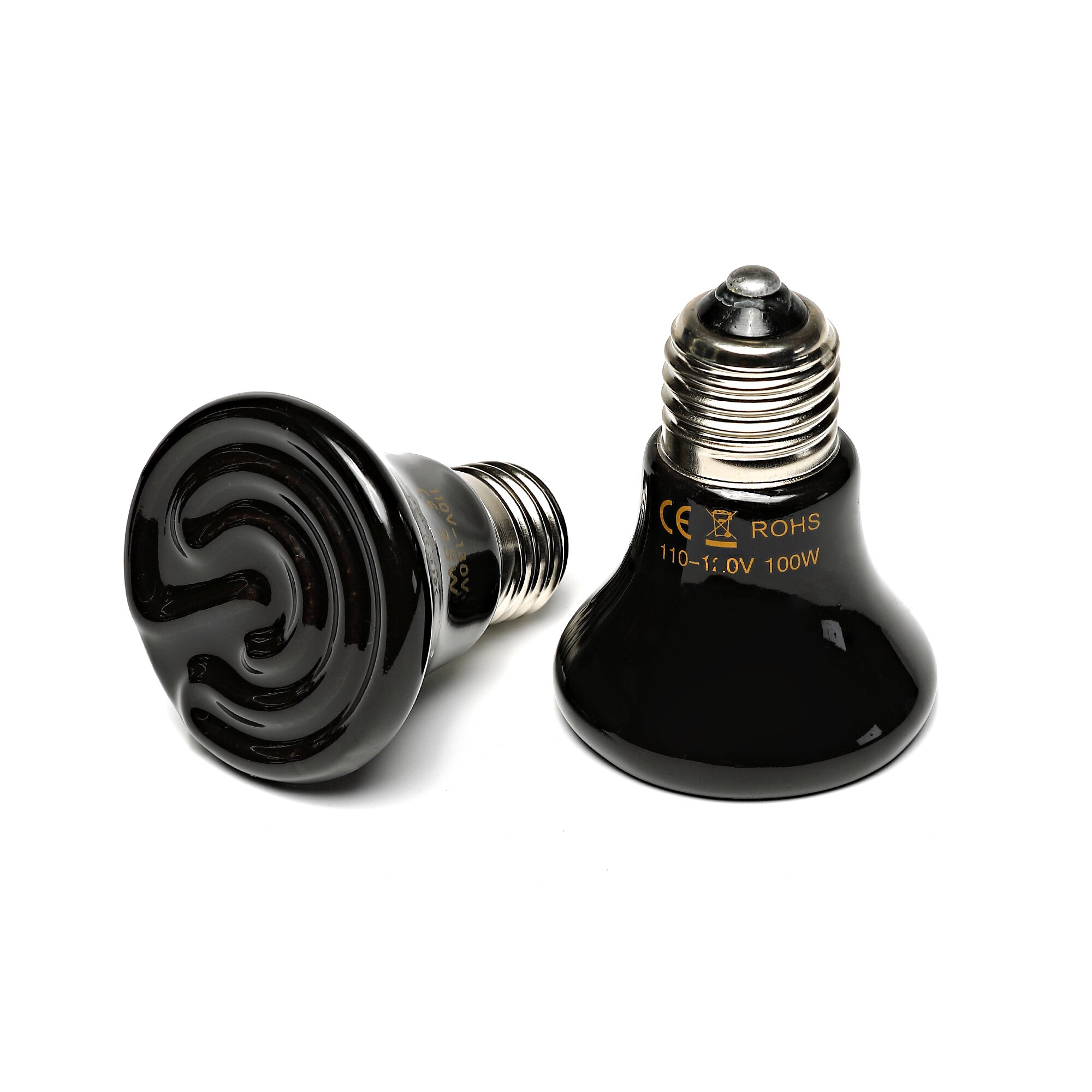 Far Infrared Pet Heating Lamp Ceramic 220V Pet Heating Lamp Light Bulb Pet Brooder Chickens Reptile Lamp 25W 50W 75W 100W