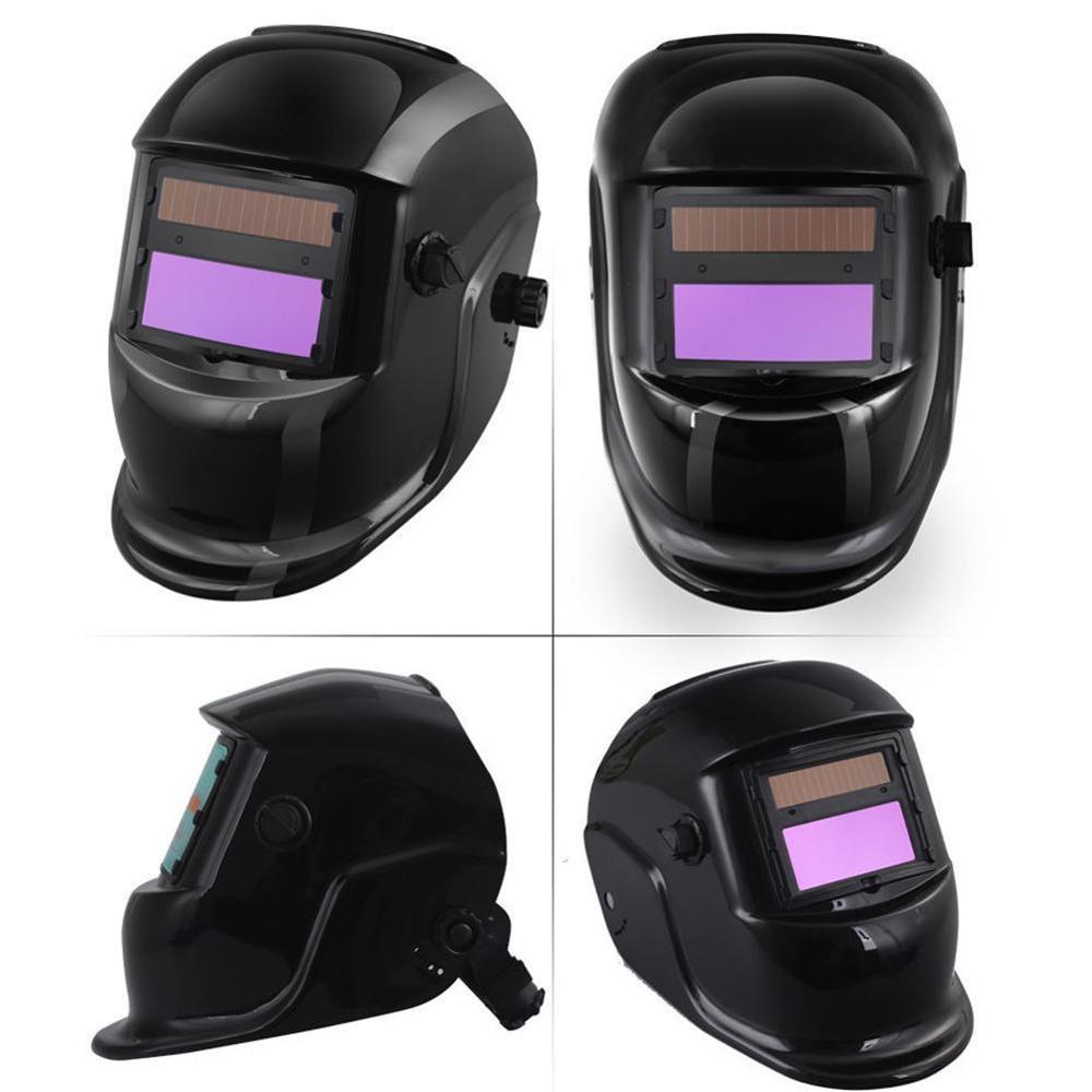 Auto darkening welding helmet/welding mask/MIG MAG TIG/4arc sensor/Solar cell Darkening welding mask