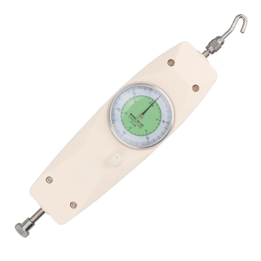 Draagbare wijzertype duw-trek krachtmeter meter tester nk -10 analoge dynamometer meetinstrumenten met n/kg eenheid weergave