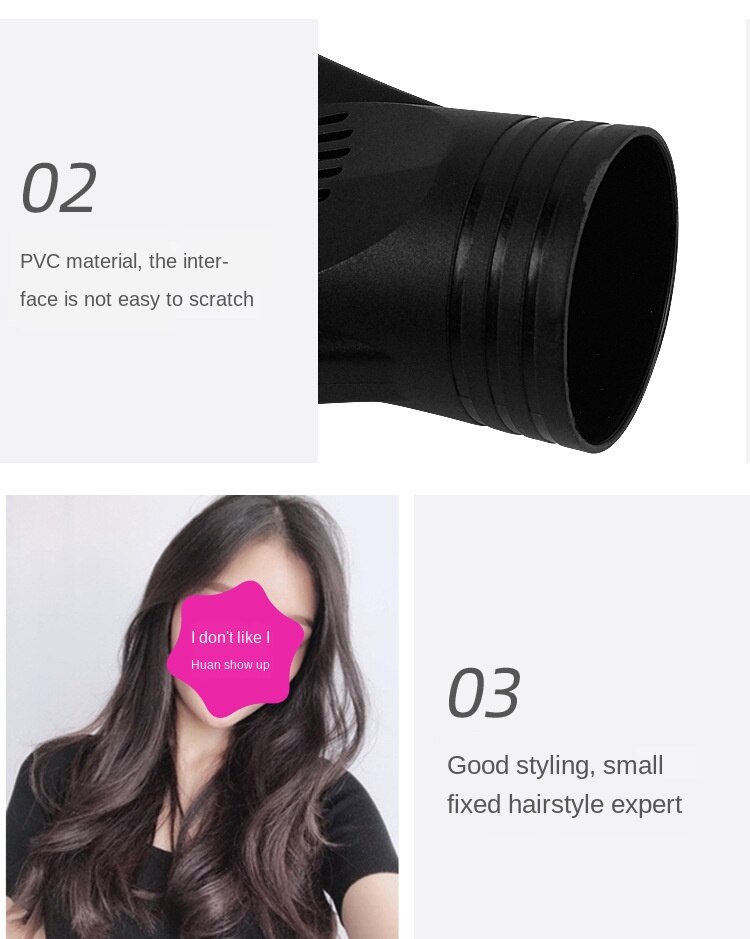 Hair Straight Comb Dryer Nozzle Diffuser Wind Blower Hairdressing Narrow Concentrator Barber Styling Tools Air Drying