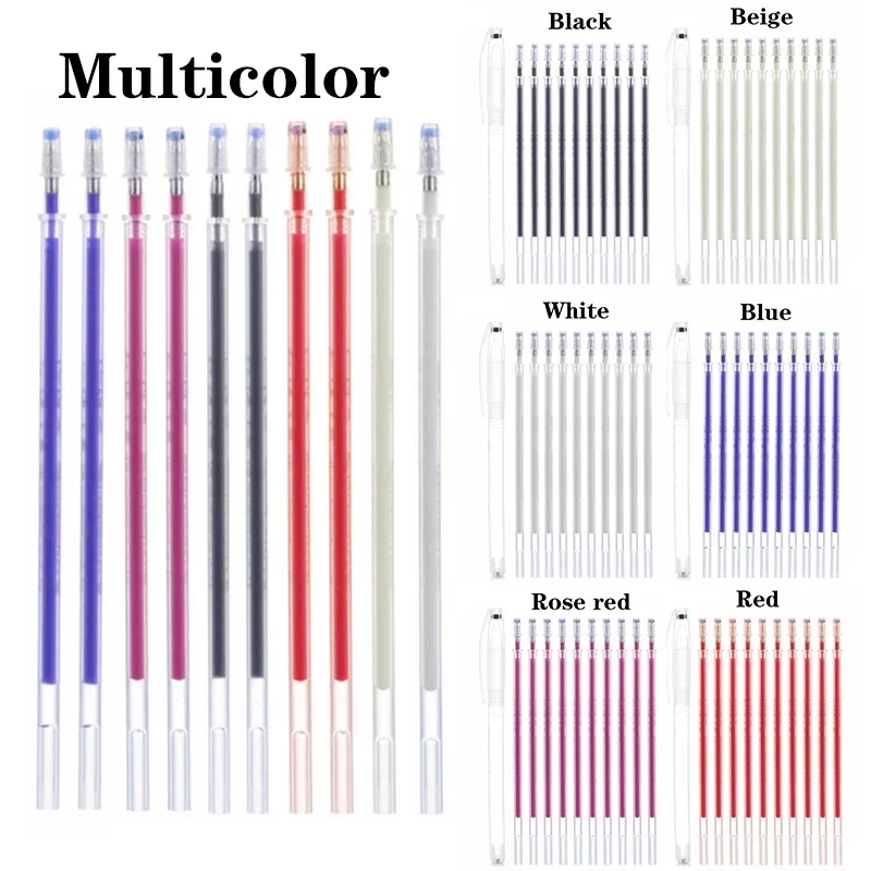 Stylo marqueur magique effaçable à la chaleur, 6 à 51 pièces, stylos en tissu qui disparaissent la température, marquage de ligne, accessoires de couture artisanaux pour bricolage