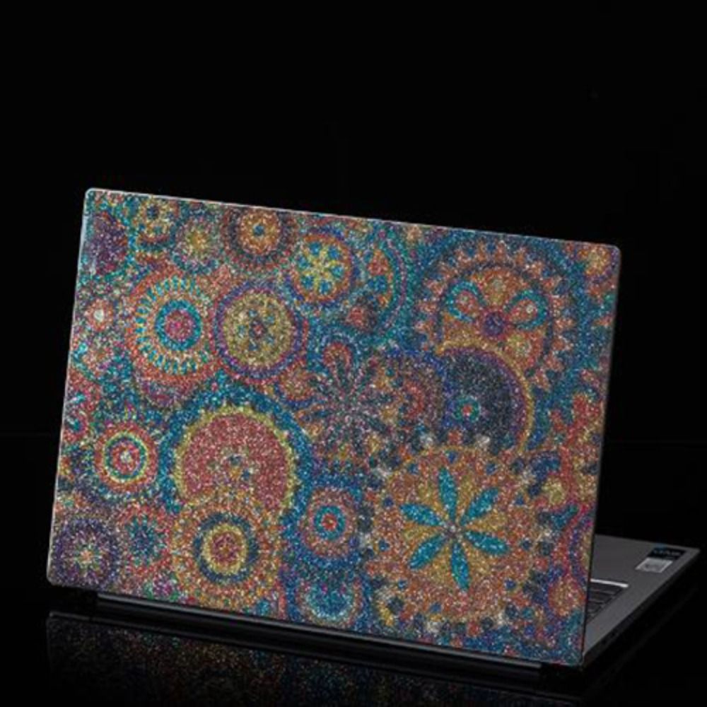 16inch Laptop Stickers Cover Shining Skins DIY Waterproof Ultrabook Decorate Decal for Macbook /HP / Dell / Lenovo / Acer: Orange