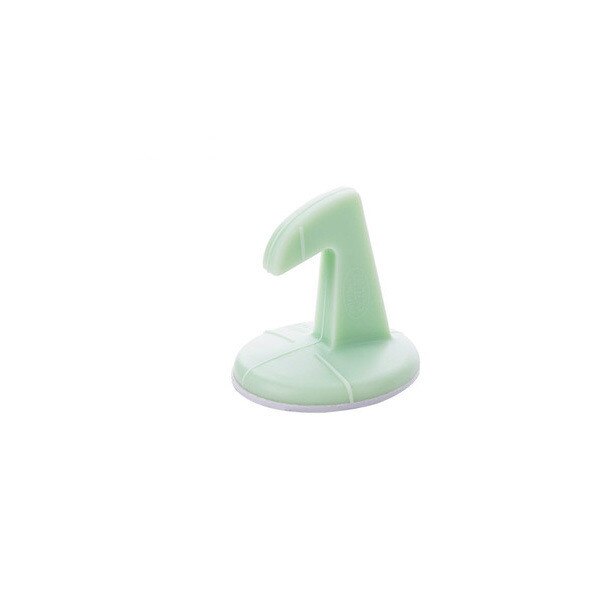 1pcs Auto-adesivo In Silicone Anti-Collisione Pad Porta di Casa Fermacorda E Ganci Da Parete Protezioni Pad Maniglia Della Porta di Blocco Del Bambino barretta di Protezione: green