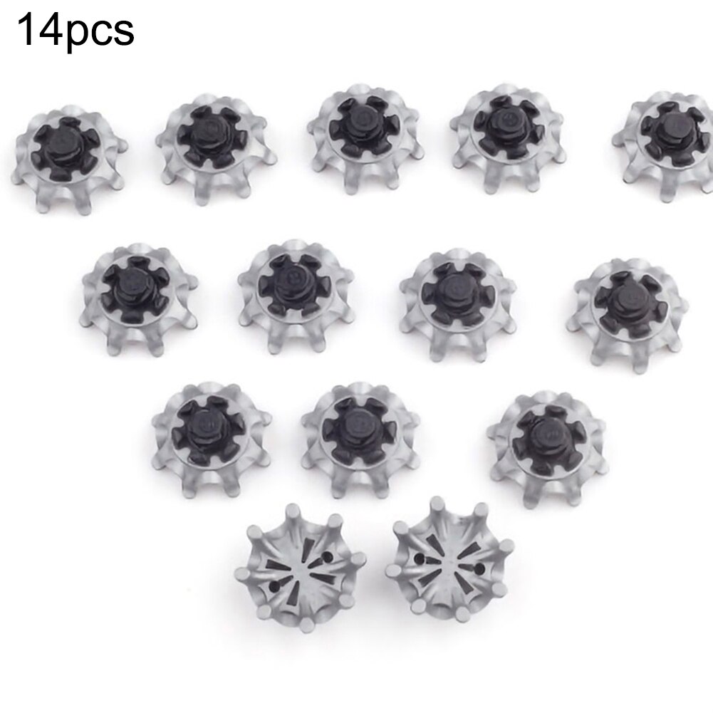 14Pcs Golf Shoe Spikes Fast Studs Tri-Lok Golf Shoes/Spikes Pins Ultra Thin Cleats Accessories For Footjoy