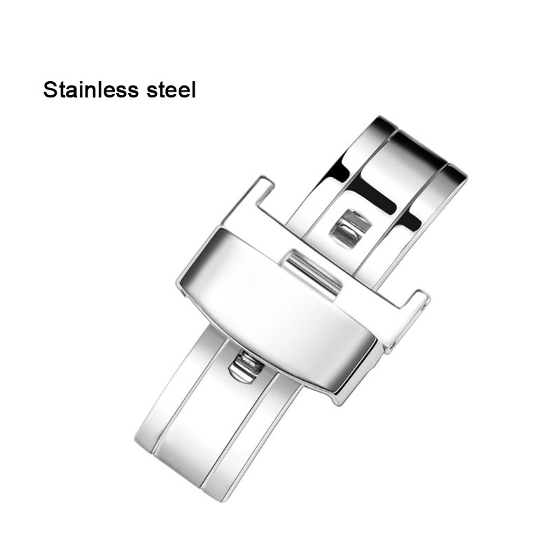 Uthai T05 Vlinder Deployment Gesp 316L Rvs Sluiting Dubbele Vouwen Voor Horloge Bands Strap 12 14 16 18 20 22 24Mm