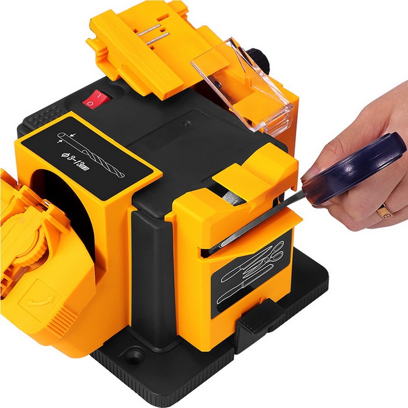3 In 1 Professionele Elektrische Boor Slijpen Machine Keuken Mes Scherper Puntenslijper