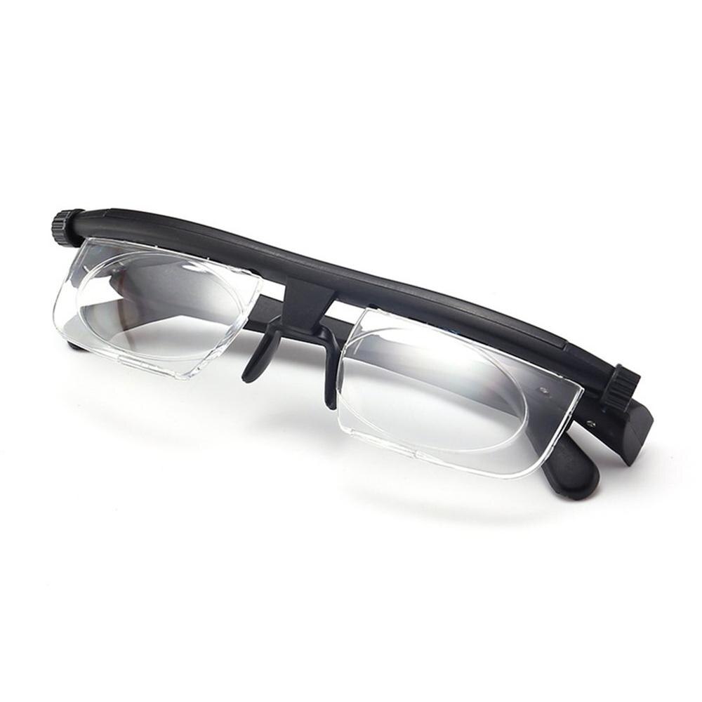 Adjustable Glasses Non-Prescription Lenses for Nearsighted Farsighted Computer Reading Driving Unisex Variable Focus Glasses