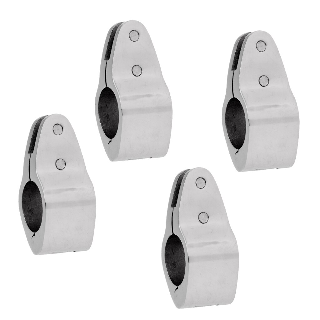 4Boat Canopy Fitting Tube Clamp Fit 22mm Tube Marine Stainless Steel