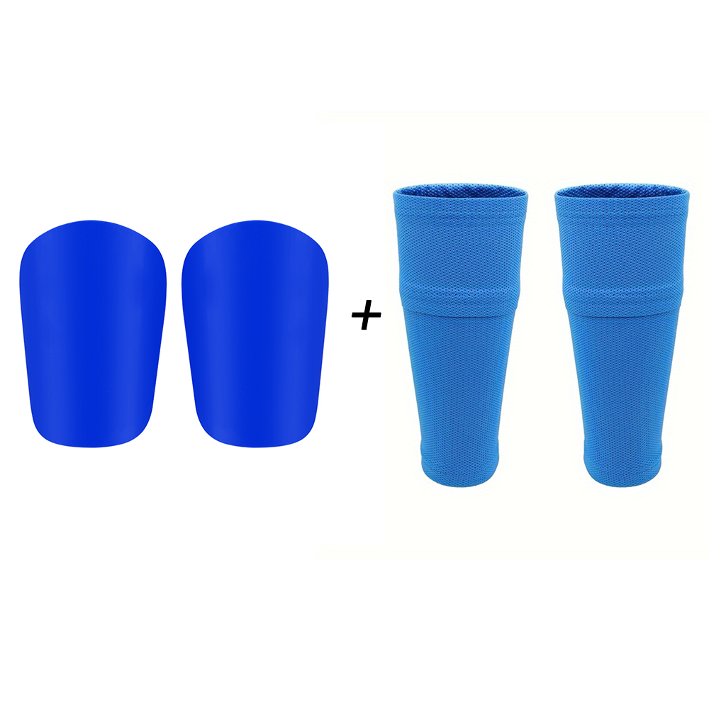 voetbal scheenbeschermers elastische ademende voetbal beenbeschermer anti unisex voetbal beschermende uitrusting voor volwassenen kinderen: L / Licht Groen