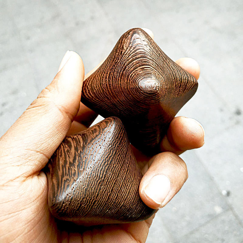 Rullo a mano palla da massaggio in legno agitarsi giocattoli adulti ansia autismo sensoriale terapia occupazionale decompressione regalo rilassante