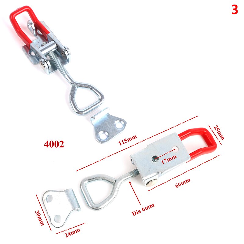 Adjustable Toolbox Case Metal Push Toggle Latch Catch Clasp Quick Release Clamp: A3