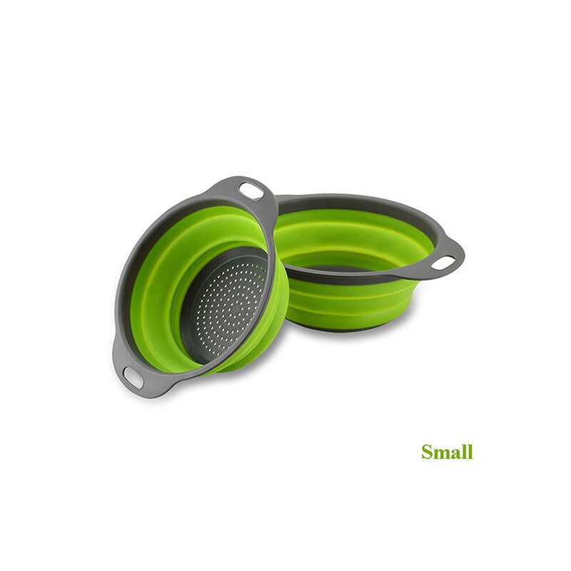 Creatieve Keuken Fruit Groente Wassen Gereedschap Nuttig Opvouwbare Reiniging Mand Zeef Keuken Accessoires Gadgets Supplies2020