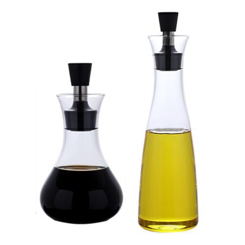 Cooking Seasoning Bottle Dispenser Sauce Bottle Glass Storage Bottles for Oil and Vinegar Kitchen Tools