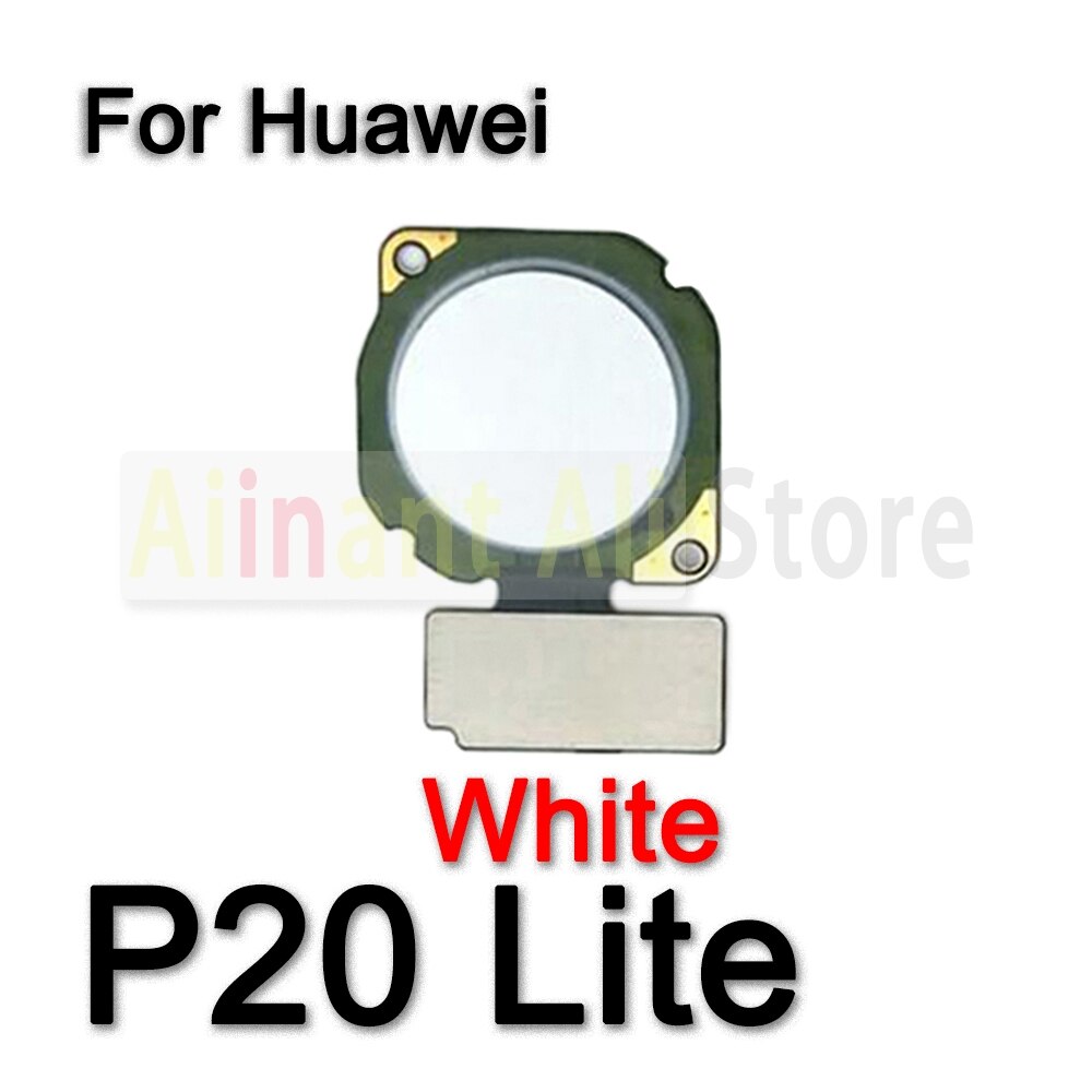 Original Zurück Heimat-Geschmack Fingerabdruck Sensor biegen Kabel Für Huawei P 10 20 30 P10 P20 P30 Lite berühren Ich würde Fingerabdruck biegen Kabel: P20 Lite Weiß