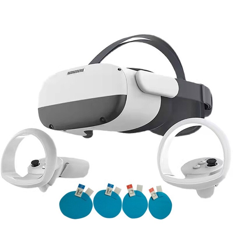 4er- pack kratzfeste aufkleber, schutzhülle, staubschutzaufkleber für pico neo 3 vr brillengläser