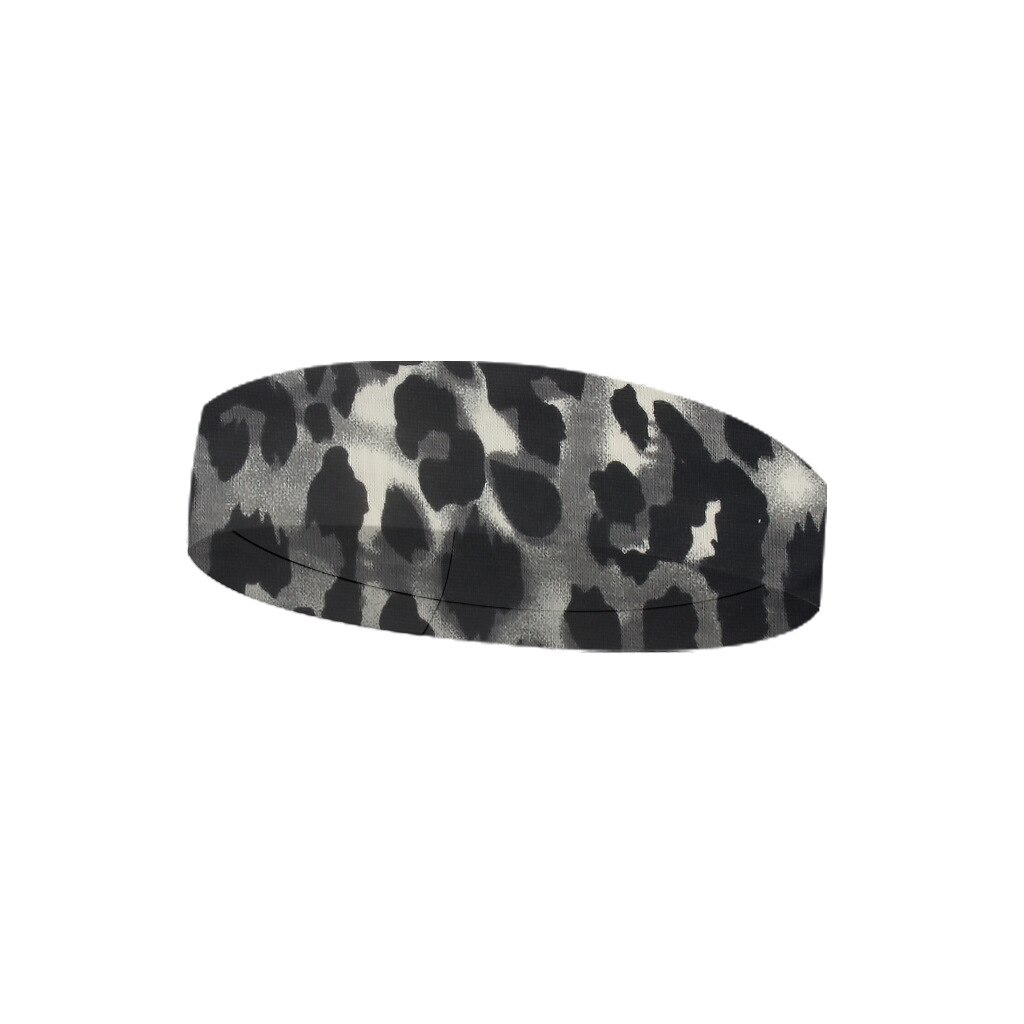 1 pc fjärils leopardmönster yoga elastiska hårband sport pannband anti-halk smalt hårband för gym inomhus fitness