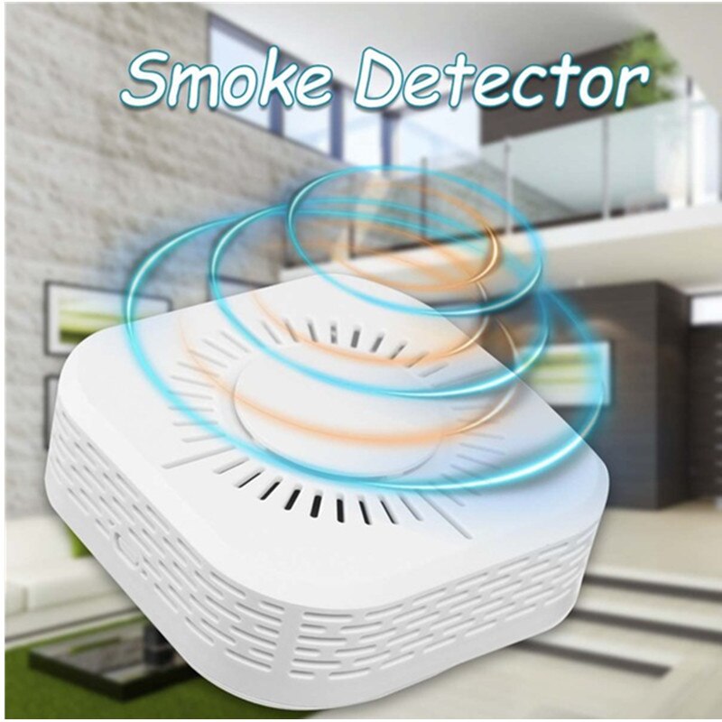 433 mhz røykvarsler trådløs røyk brannalarm sensor beskyttelse for hjemmesikkerhet alarm system arbeid med 433.92 rf bro