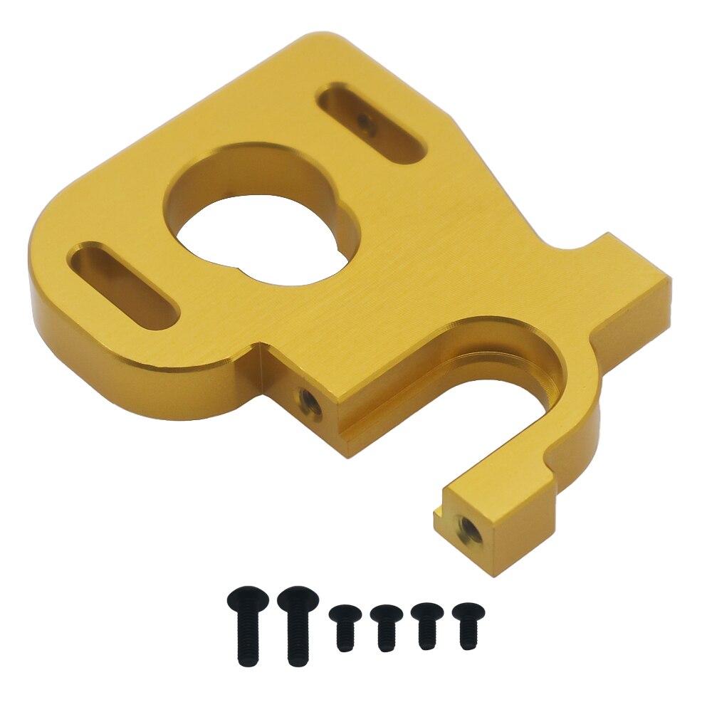 Legering Gefreesd Verstelbare Motor Mount Voor Rc Hobby Model Auto 1-14 Wltoys 144001 Buggy Optie Onderdelen Hop-ups Deel