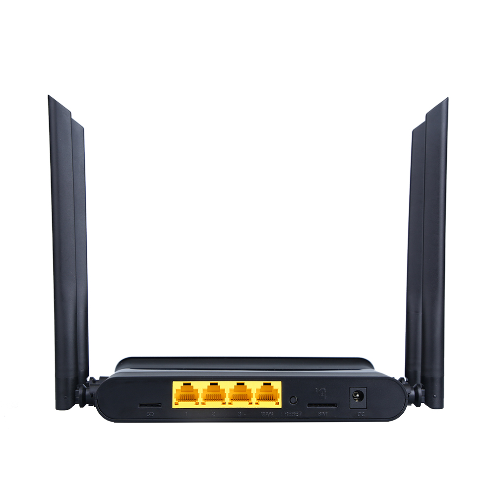 X12 4g/ lte reititin avoin wrt älykäs wifi laajennus 300 mbps suuritehoinen sim-kortti langaton cpe-reititin 4 kpl 5 dbi ulkoista antennia