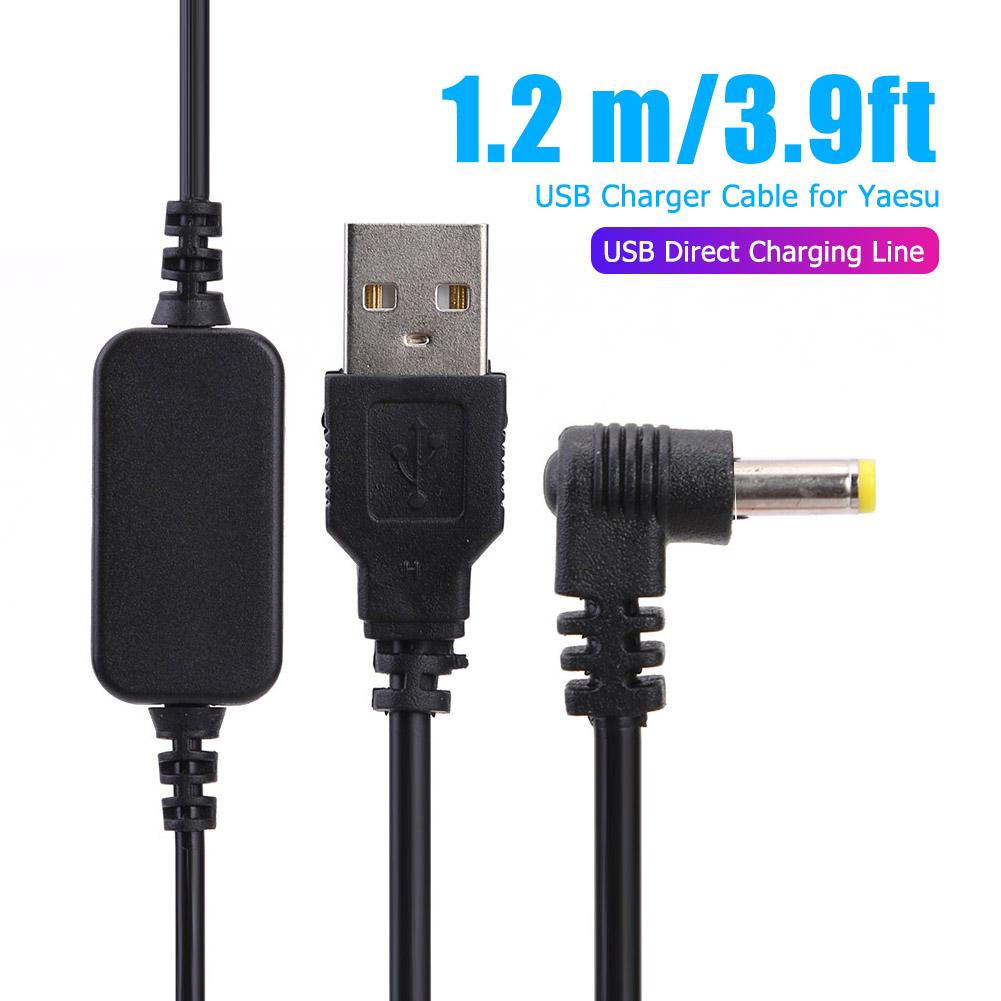 USB Charger Power Supply Cable Cord Wire for Yaesu VX-6R VX7R FT60R VX177 FT-60R VXA-710 VX-710 HX-470 HX-471 Radio