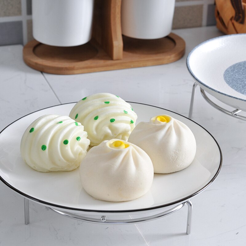 Stainless Steel Steamer Rack Multi Purpose Steam Tray Stock Pot Steaming Tray Stand Kitchen Cookware Rice Cooker Cooking Tool