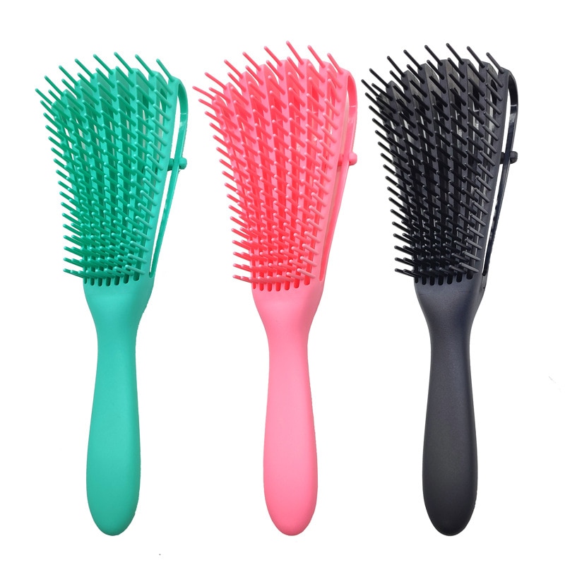 Démêler brosse à cheveux cuir chevelu Massage peigne à cheveux femmes démêlant brosse à cheveux pour bouclés soins des cheveux Salon maison coiffure peigne de coiffure