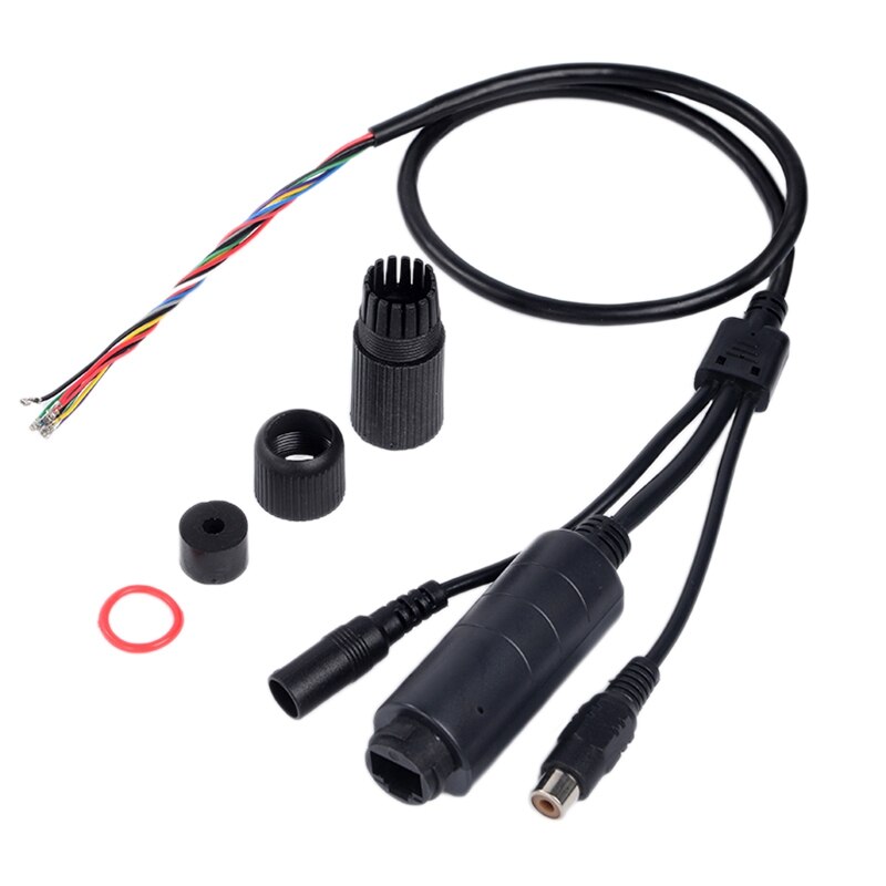 Fs5712r waterdichte poe-kabel zwart met o iso 1500v hoogspanningsisolatie 10/100m waterdichte poe-kabel: Default Title