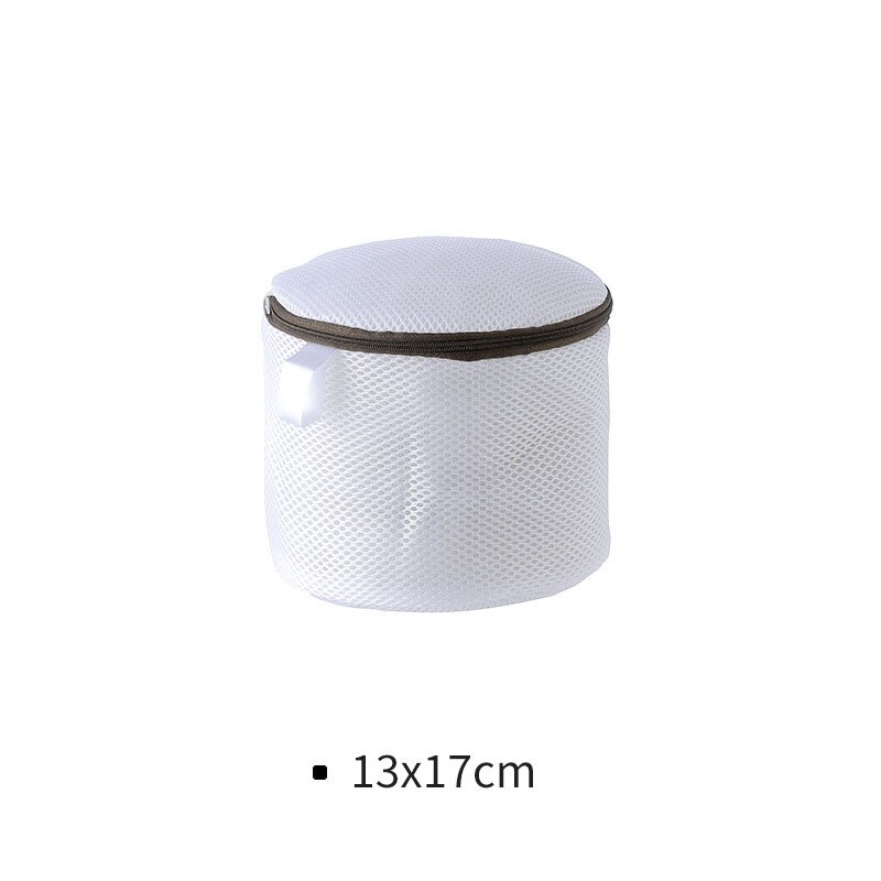 Waszak Beschermende Tas Fijne Mesh Combinatie Set Huishouden Wasserij Ondergoed Bra Wasmachine Netje En Netto Zak E25: 13x17cm