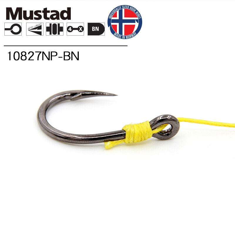1 paquet 1 #-12/0 # Mustad pêche en haute mer 10827NP # 4X crochets forts appâts vivants crochet barbelé en acier à haute teneur en carbone crochet pour esturgeon/thon