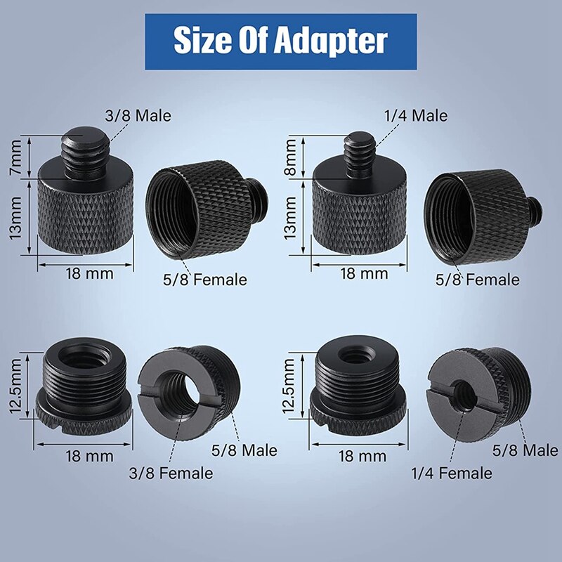 5 8 to 3 8 female adapter