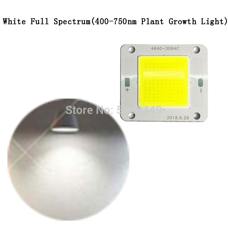 32V 12V 50W 80W White Warm Cold Full Spectrum COB LED lamp Flip Chip Light for Spotlight Floodlight DIY: White Full Spectrum / 32V 50W