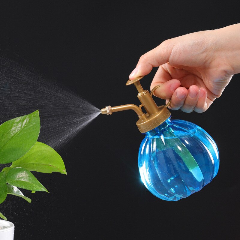350Ml Plant Bloem Gieter Spray Fles Tuin Mister Sproeier Hairdressing Water Planten Leuke Pompoen Vorm Potten Verstelbare