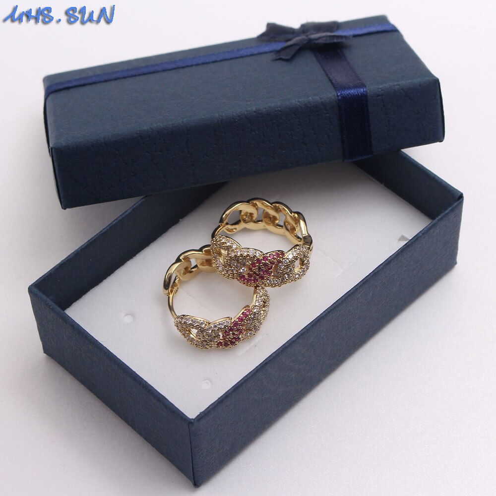 MHS. suola 2020 Nuove donne di arrivo monili zircone cubico di lusso oro/argento colore orecchini a cerchio per donna gli orecchini regalo del partito 1 coppia